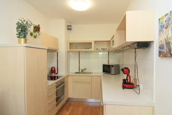 Kuchyňský kout - Prodej bytu 2+kk v osobním vlastnictví 51 m², Praha 5 - Hlubočepy