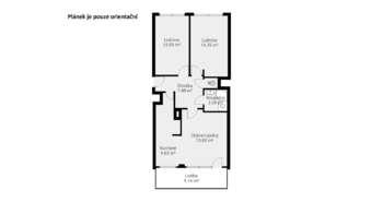 Prodej bytu 3+1 v družstevním vlastnictví 62 m², Praha 8 - Bohnice