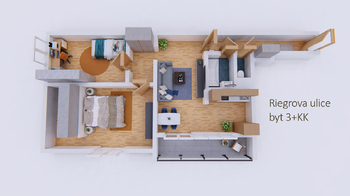 Prodej bytu 3+kk v osobním vlastnictví 61 m², Příbram