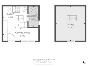 Prodej chaty / chalupy 24 m², Hořovice