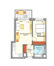 Prodej bytu 2+kk v družstevním vlastnictví 51 m², Praha 4 - Chodov