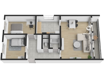 Prodej bytu 3+1 v osobním vlastnictví 68 m², Praha 9 - Střížkov