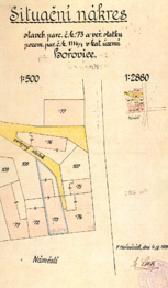 situace - Prodej nájemního domu 193 m², Hořovice