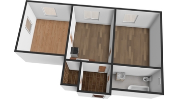 Prodej bytu 2+1 v osobním vlastnictví 50 m², Benešov nad Ploučnicí