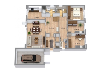 Výjimečný rodinný dům, Šumná, okr. Znojmo - Prodej ubytovacího zařízení 200 m², Šumná