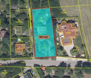 Prodej pozemku 957 m², Praha 5 - Velká Chuchle