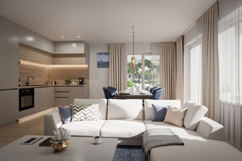 Prodej bytu 2+kk v osobním vlastnictví 54 m², Ševětín