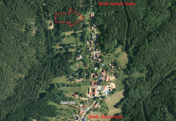 Prodej pozemku 1355 m², Horní Stropnice