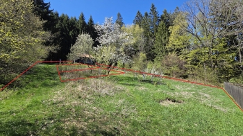 Prodej pozemku 1355 m², Horní Stropnice