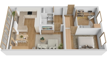 Prodej bytu 3+kk v osobním vlastnictví 61 m², Praha 4 - Lhotka