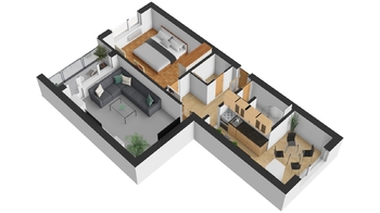 Prodej bytu 2+1 v osobním vlastnictví 59 m², Děčín