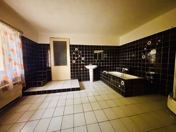 Koupelna s WC 1.NP - Prodej zemědělského objektu 260 m², Brniště