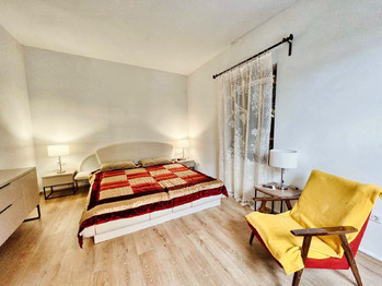 Ložnice v přízemí 2 VIZUALIZACE - Prodej zemědělského objektu 260 m², Brniště