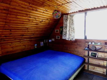Ložnice v podkroví. - Prodej chaty / chalupy 54 m², Samopše