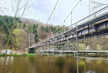 Lávka pro pěší a cyklisty.  - Prodej chaty / chalupy 54 m², Samopše