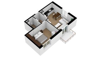 Pronájem bytu 2+kk v osobním vlastnictví 47 m², Plzeň