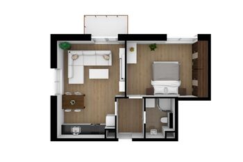 Pronájem bytu 2+kk v osobním vlastnictví 47 m², Plzeň
