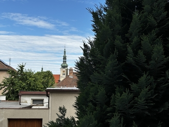 Pohled do ulice - Pronájem bytu 3+1 v osobním vlastnictví 81 m², Vyškov