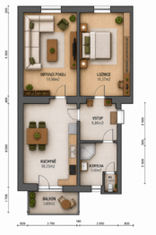 Prodej bytu 2+1 v osobním vlastnictví 68 m², Břeclav