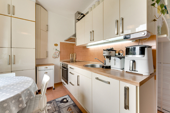 útulná nová kuchyň - Prodej bytu 2+1 v osobním vlastnictví 52 m², Praha 9 - Letňany