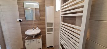 Koupelna s WC - Pronájem bytu 3+1 v osobním vlastnictví 73 m², Rozstání