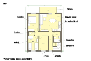 Prodej bytu 4+kk v osobním vlastnictví 86 m², Zbůch