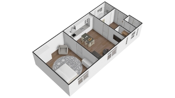 Pronájem bytu 1+1 v osobním vlastnictví 64 m², Písek