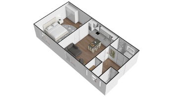 Pronájem bytu 1+1 v osobním vlastnictví 64 m², Písek