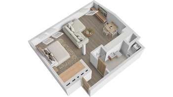 Prodej bytu 1+kk v osobním vlastnictví 43 m², Pardubice