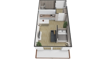 Pronájem bytu 1+kk v osobním vlastnictví 39 m², České Budějovice