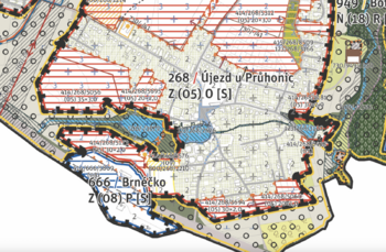 Prodej pozemku 6104 m², Praha 4 - Újezd u Průhonic