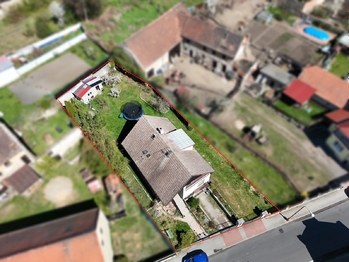 Pohled na pozemek - Prodej domu 180 m², Měcholupy