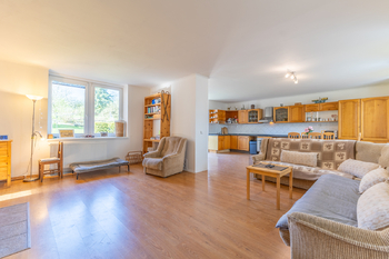 obývák je opravdu prostorný - Prodej domu 120 m², Janov