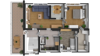 Prodej bytu 3+1 v osobním vlastnictví 71 m², Praha 6 - Suchdol