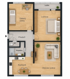 Pronájem bytu 3+1 v osobním vlastnictví 85 m², Praha 10 - Hostivař