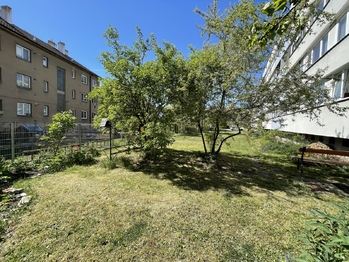 společný dvůr  - Pronájem bytu 2+1 v osobním vlastnictví 52 m², Poděbrady