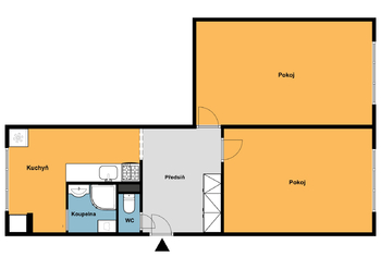 Pronájem bytu 2+1 v osobním vlastnictví 60 m², Plzeň