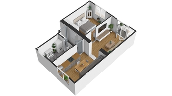 Prodej bytu 2+1 v osobním vlastnictví 47 m², Chomutov