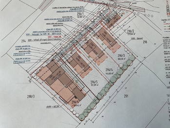 Koordinační situační výkres - Prodej pozemku 952 m², Hurtova Lhota