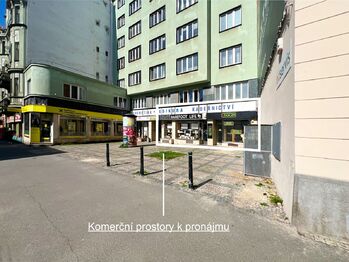Skvělá adresa a viditelné místo pro Vaše podnikání - Pronájem obchodních prostor, Praha 3 - Vinohrady