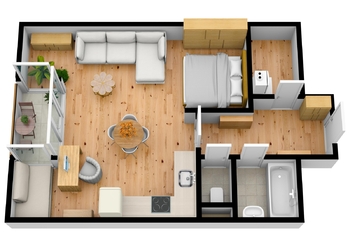 Prodej bytu 1+kk v osobním vlastnictví 52 m², Nupaky