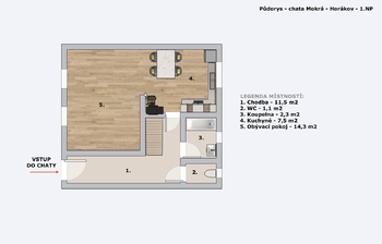 Prodej chaty / chalupy 81 m², Mokrá-Horákov