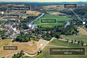 Prodej pozemku 3089 m², Nespeky