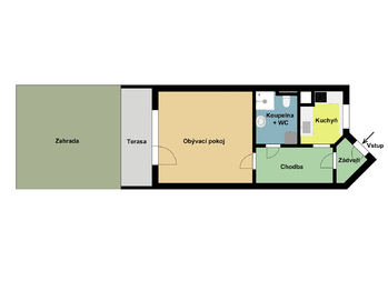 Pronájem bytu 1+1 v osobním vlastnictví 41 m², Praha 9 - Kyje