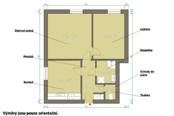 Pronájem bytu 3+1 v osobním vlastnictví 90 m², Domažlice
