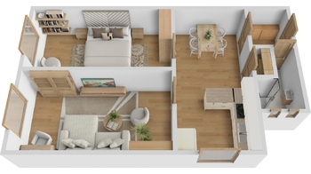 Prodej bytu 2+1 v osobním vlastnictví 53 m², Plzeň