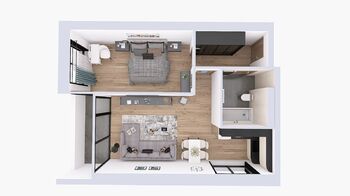 Pronájem bytu 2+kk v osobním vlastnictví 54 m², Kolín