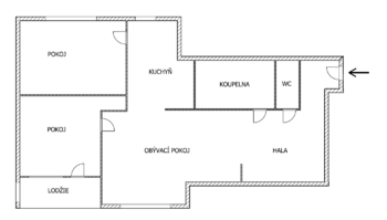 Prodej bytu 3+kk v osobním vlastnictví 67 m², Praha 5 - Hlubočepy