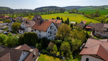Pohled z dronu - Prodej domu 189 m², Nový Knín