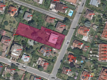 Prodej pozemku 1696 m², Praha 9 - Újezd nad Lesy